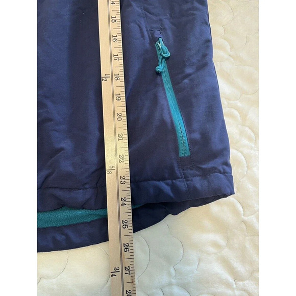 Duluth Trading Jacket Women's M Full Zip Blue Fleece Lined Nylon - Picture 7 of 7